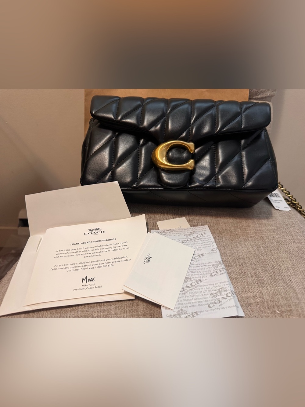 NWOT Coach Tabby 26